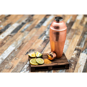 BAR-SHAKER "CLASSIC" - 700 ml, polished copper + gift box