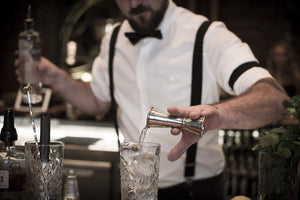 JIGGER - mesure da bar, pour cocktails, cuivre antique