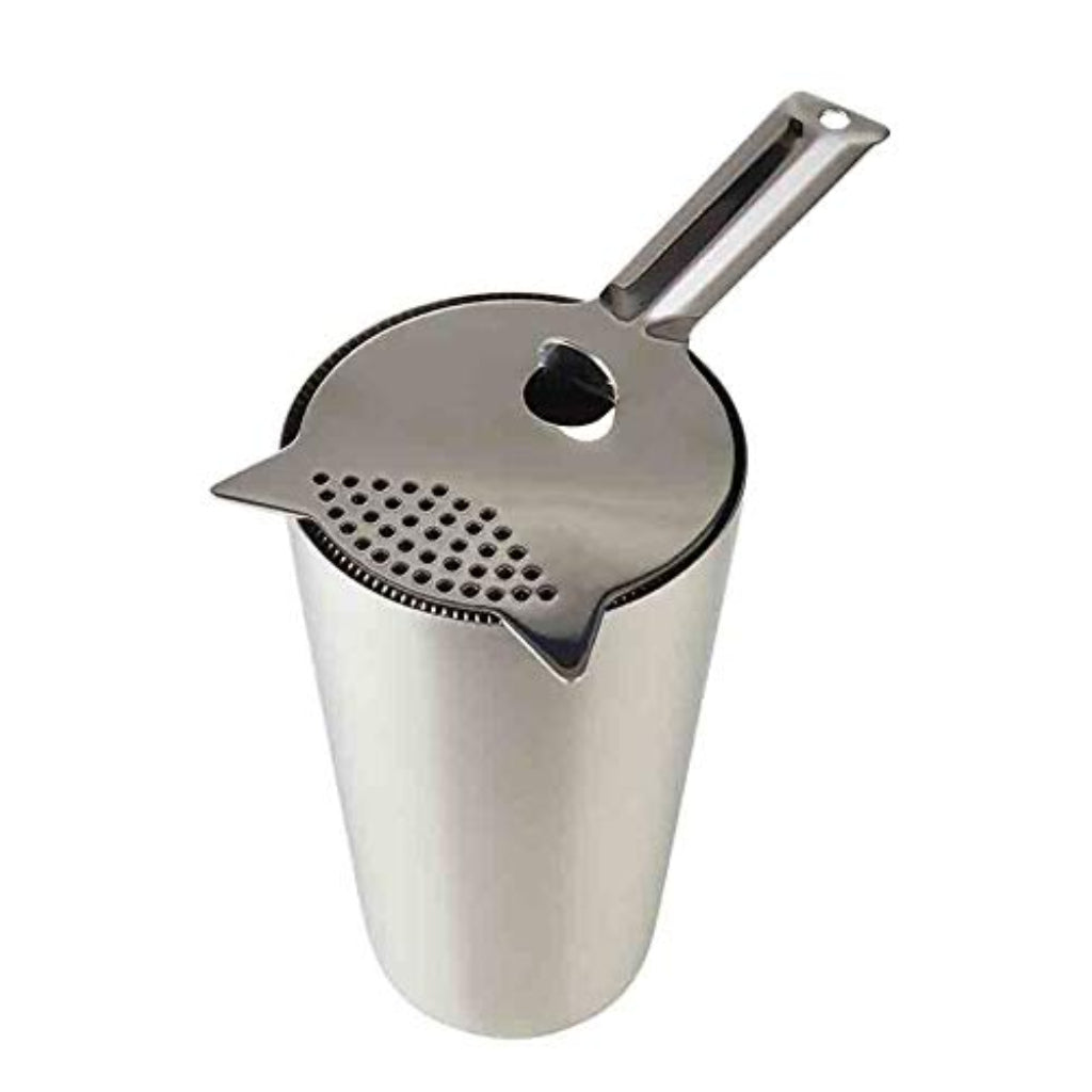 BOSTON BAR SET - 1 Boston shaker 700 ml, 1 bar strainer, 1 jigger, 1 muddler, polished stainless steel