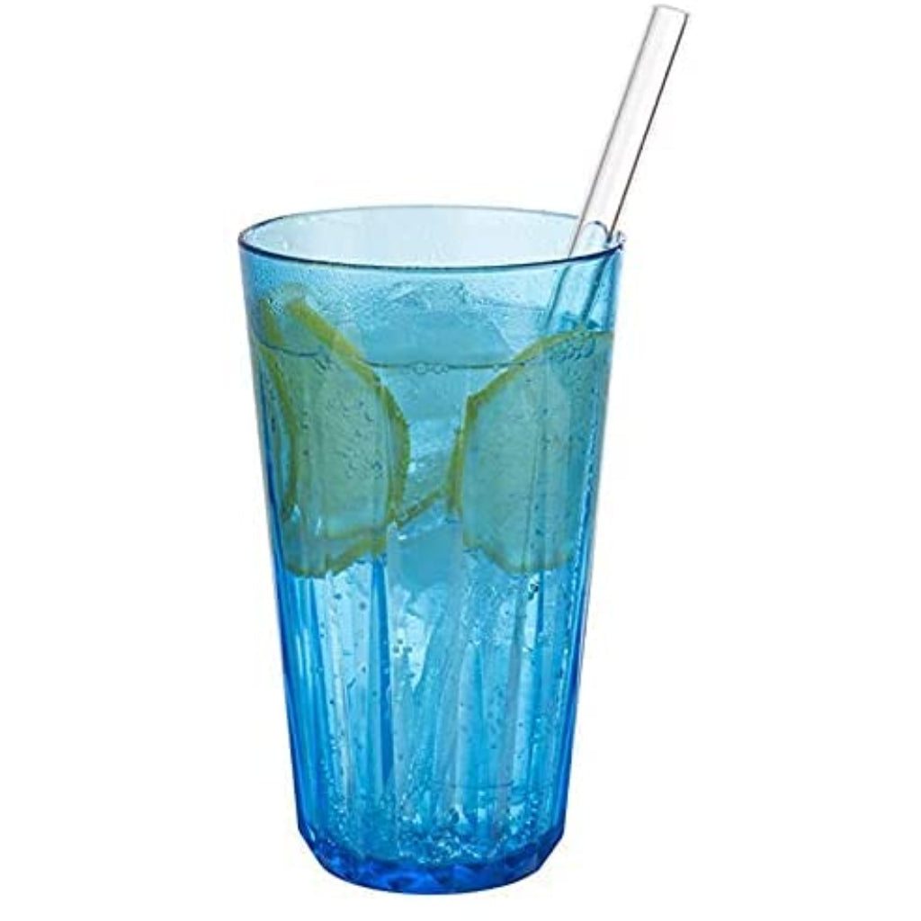 SET DI 6 COPPIE IN PLASTICA TRITAN - bicchieri da bere, blu
