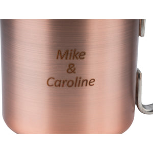 MOSCOW MULE MUG - 450 ml, antique copper + engraving