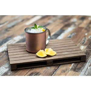 COCKTAILBECHER MOSCOW MULE MIT INDIVIDUELLER GRAVUR - 450 ml, Kupfer Antik