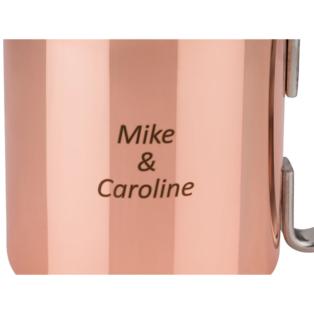 MOSCOW MULE MUG - 450 ml, copper polished + engraving