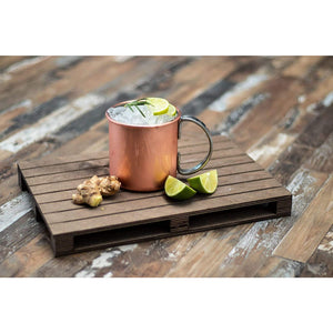 GOBELET MOSCOW MULE - 450 ml, cuivre poli + gravure