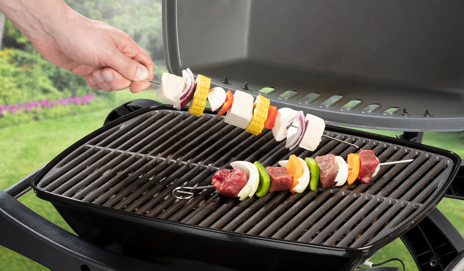 Grillspieße 12er Set - Edelstahl, 30 cm Länge